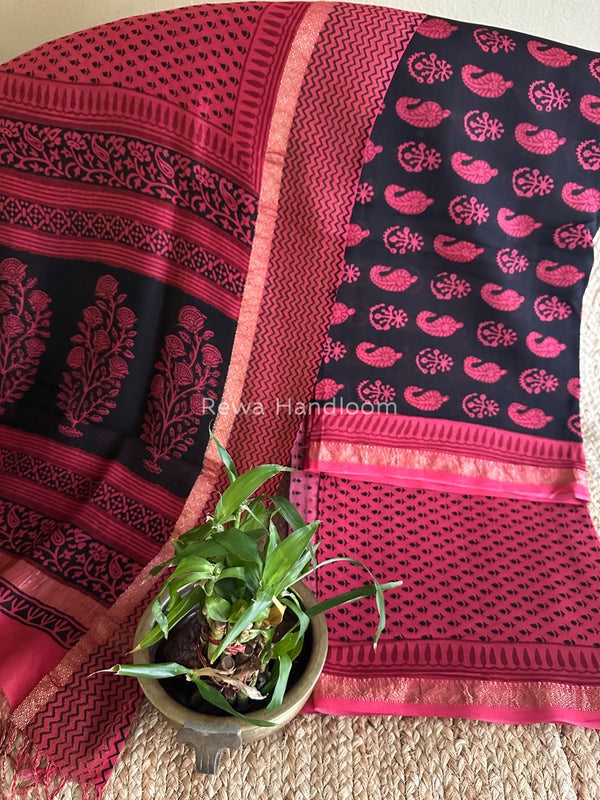 Maheshwari Bagh Print Suit