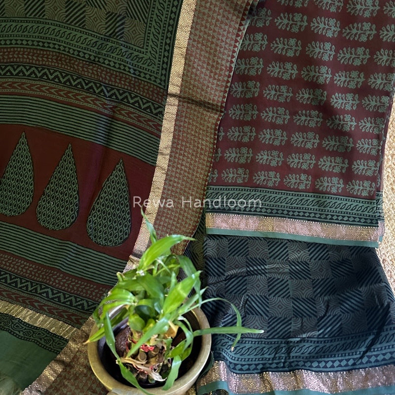 Maheshwari Bagh Print Suit