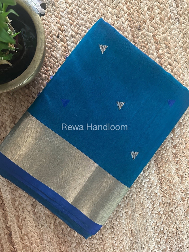 Morpankhi Zari Butti Maheshwari Saree SB0144