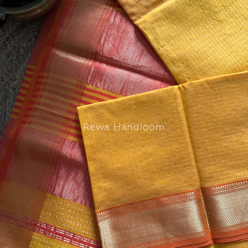  Zari Checks Saree