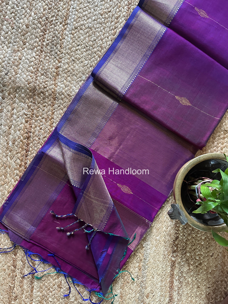 Maheshwari Shaded Butta Saree