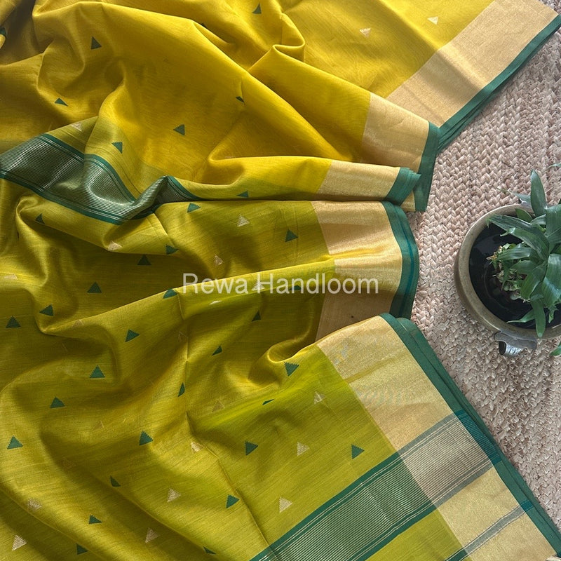  Zari Butti Maheshwari Saree