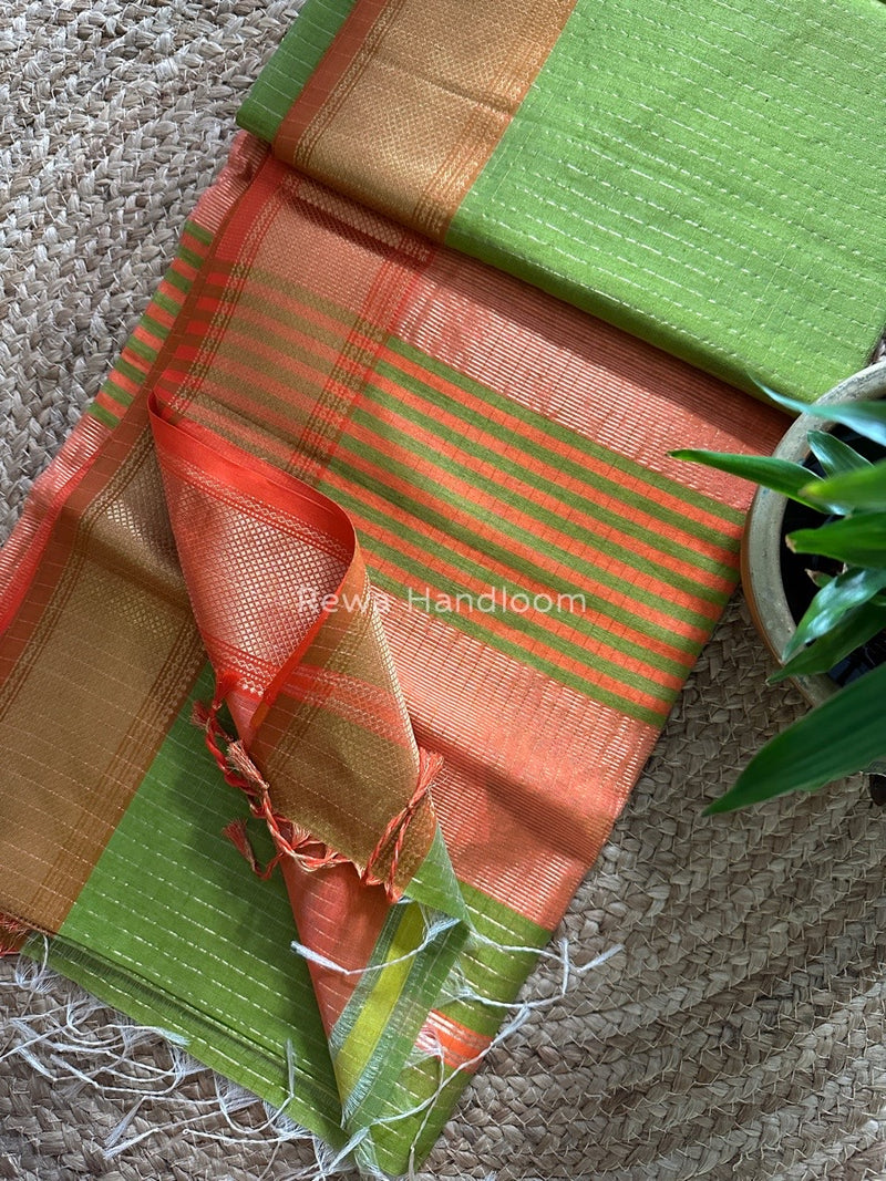 Maheshwari Zari Checks Saree