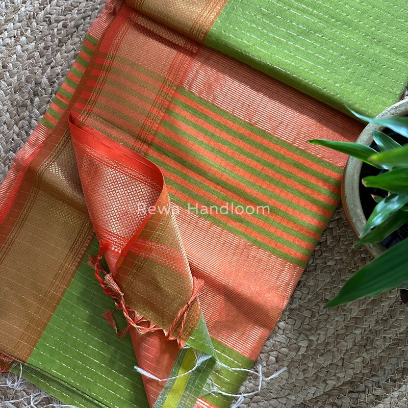 Maheshwari Zari Checks Saree