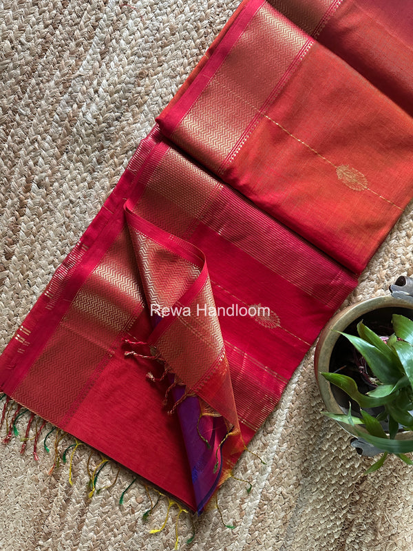 Maheshwari Shaded Butta Saree
