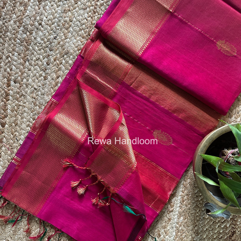 Maheshwari Shaded Butta Saree