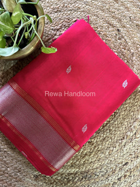 Maheshwari Silver Zari Sarees