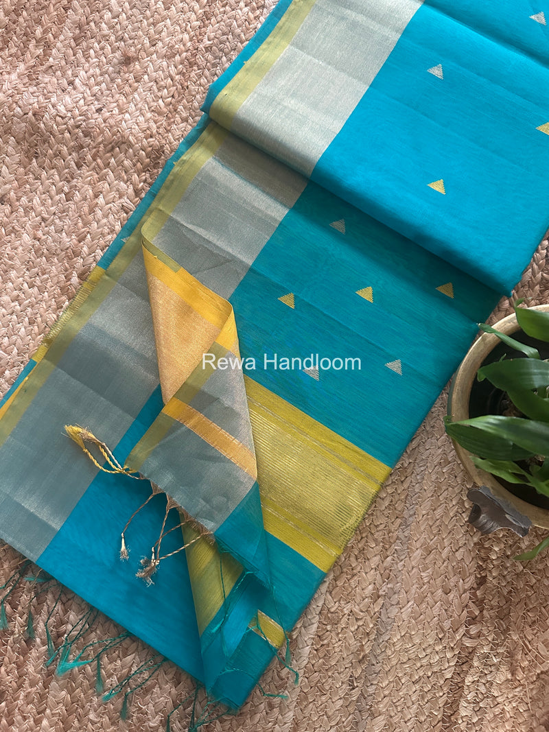  Triangle Butti Maheshwari Saree