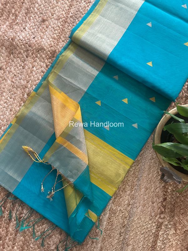  Triangle Butti Maheshwari Saree