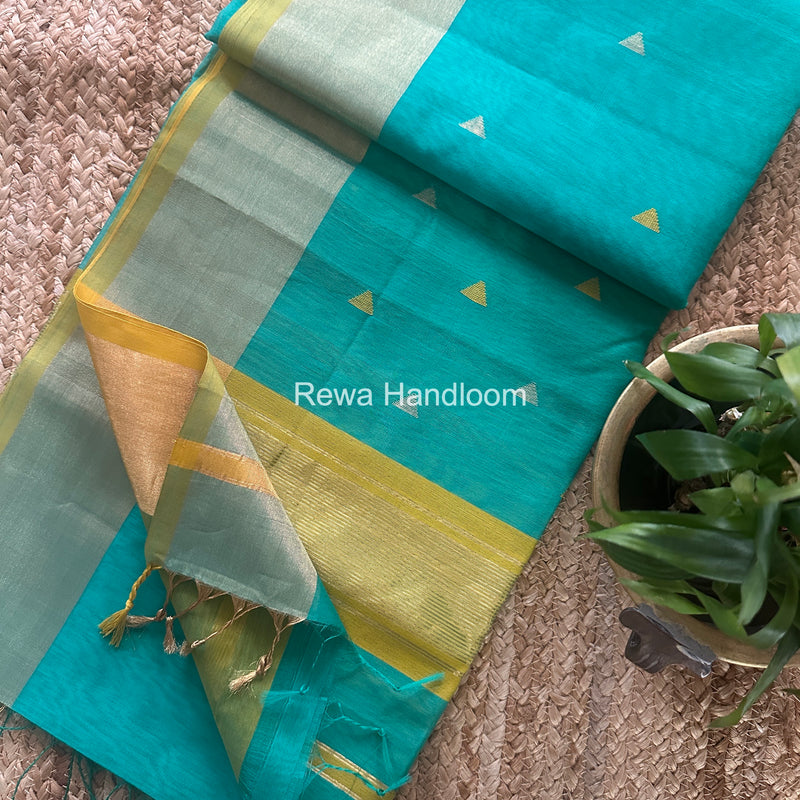  Triangle Butti Maheshwari Saree