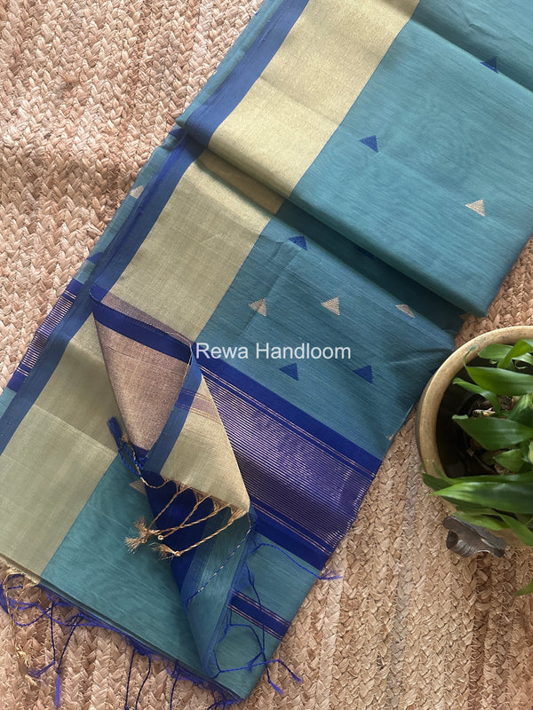  Triangle Butti Maheshwari Saree