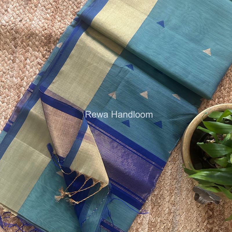  Triangle Butti Maheshwari Saree