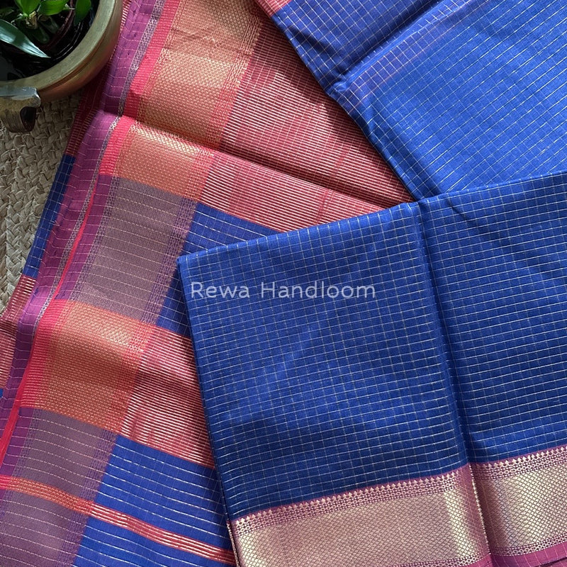  Zari Checks Saree