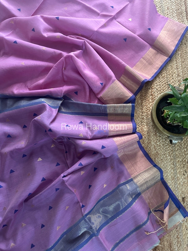  Zari Butti Maheshwari Saree