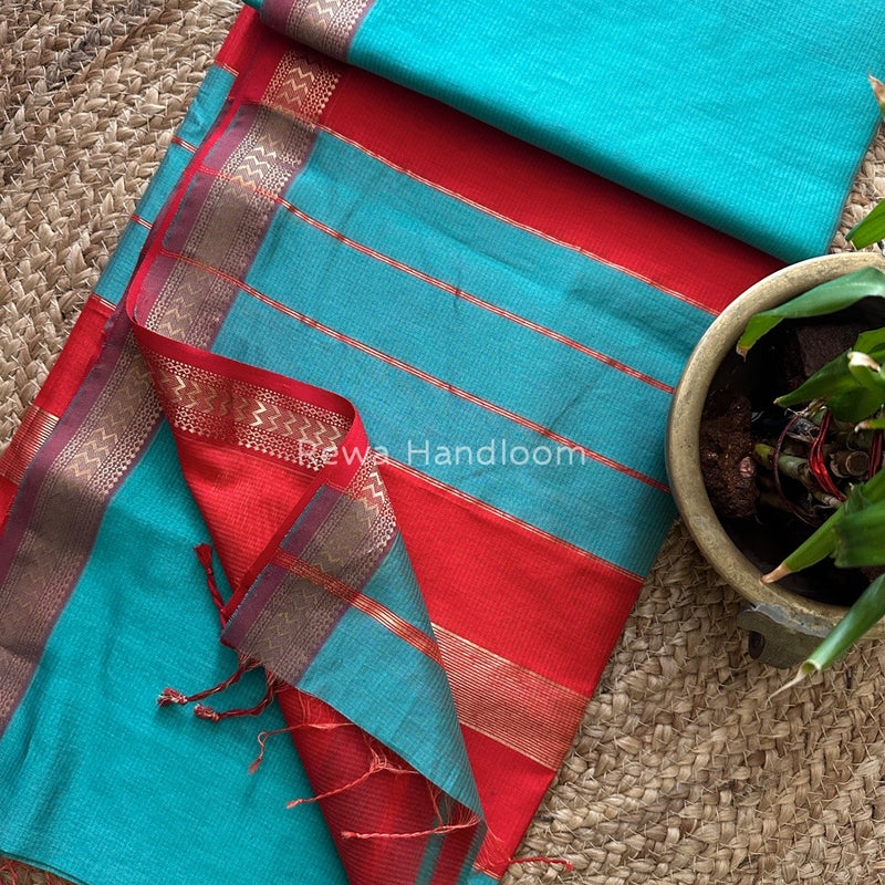 Maheshwari Rasta Lehar Saree
