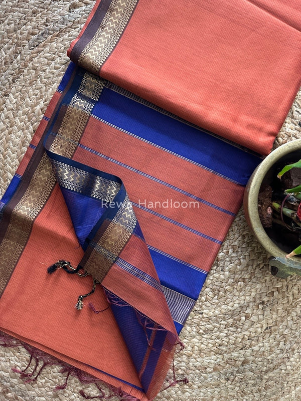 Maheshwari Rasta Lehar Saree