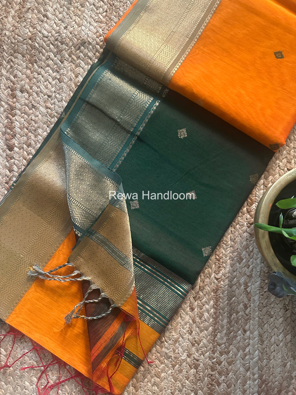 Maheshwari Flower Butti Saree