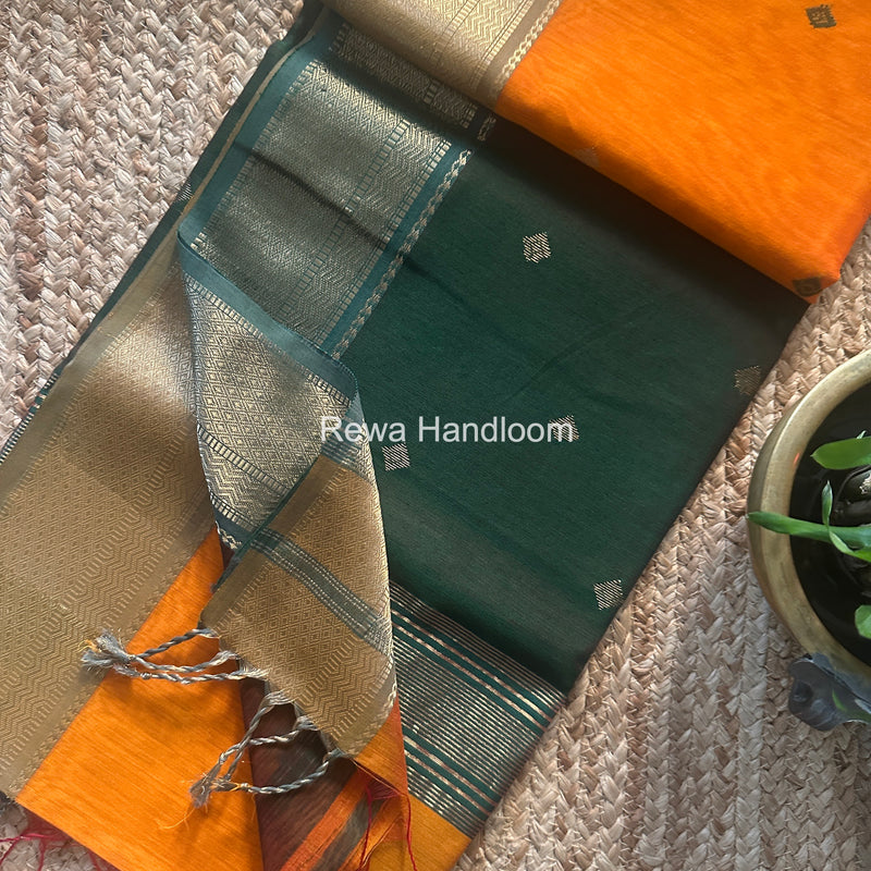 Maheshwari Flower Butti Saree