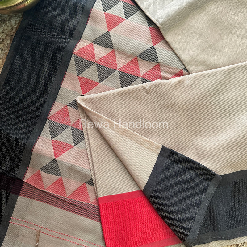 Maheshwari Tussar Heavy Pallu Saree-DPS03