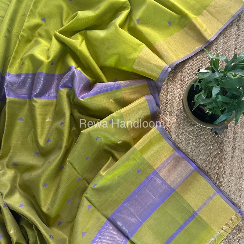  Zari Butti Maheshwari Saree