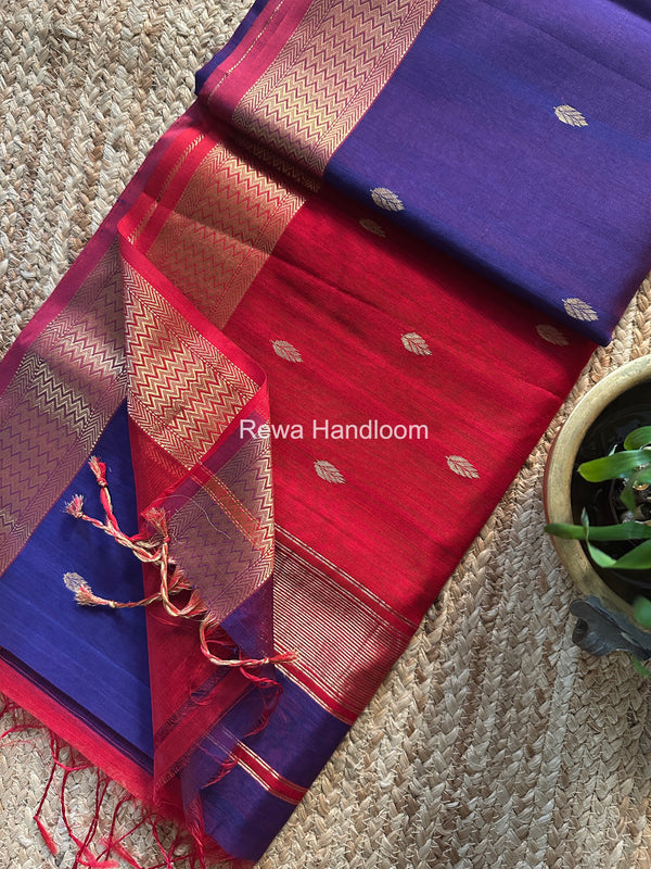 Maheshwari Flower Butti Saree