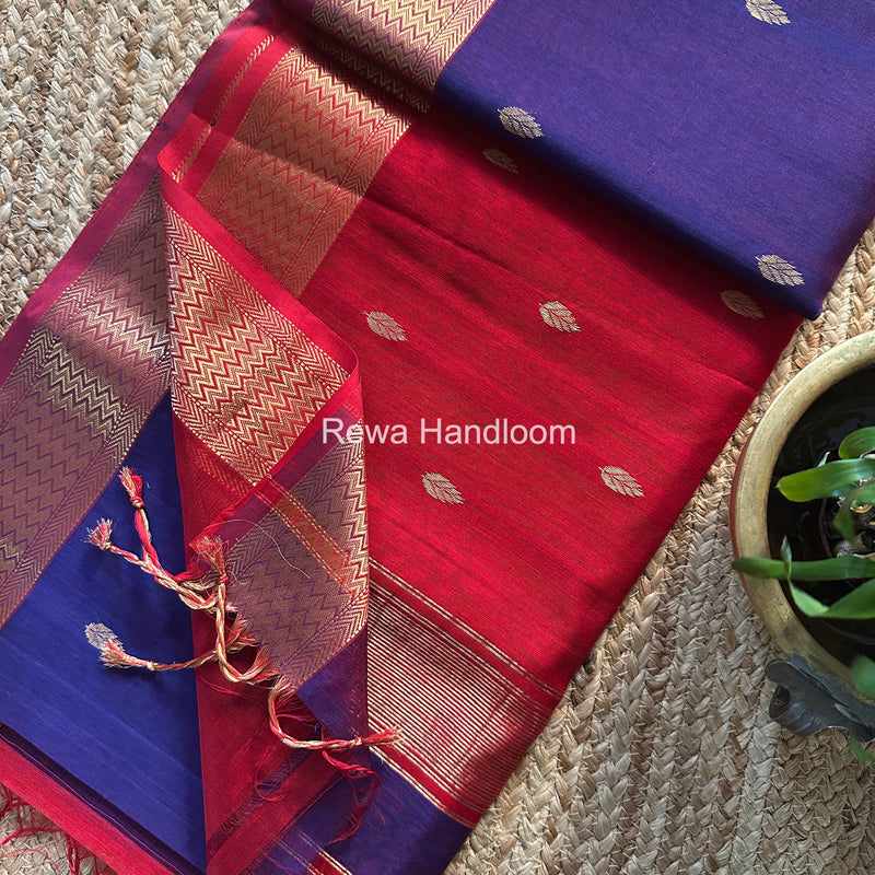 Maheshwari Flower Butti Saree