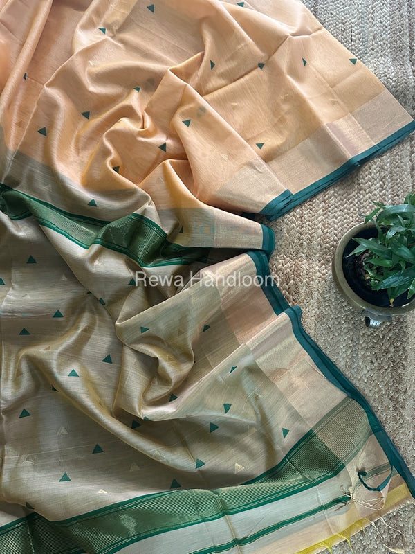  Zari Butti Maheshwari Saree
