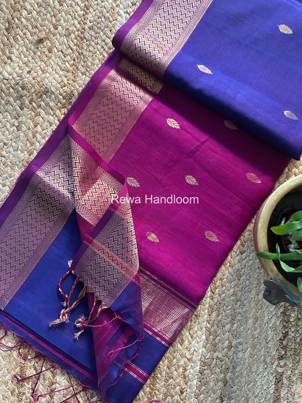 Maheshwari Flower Butti Saree