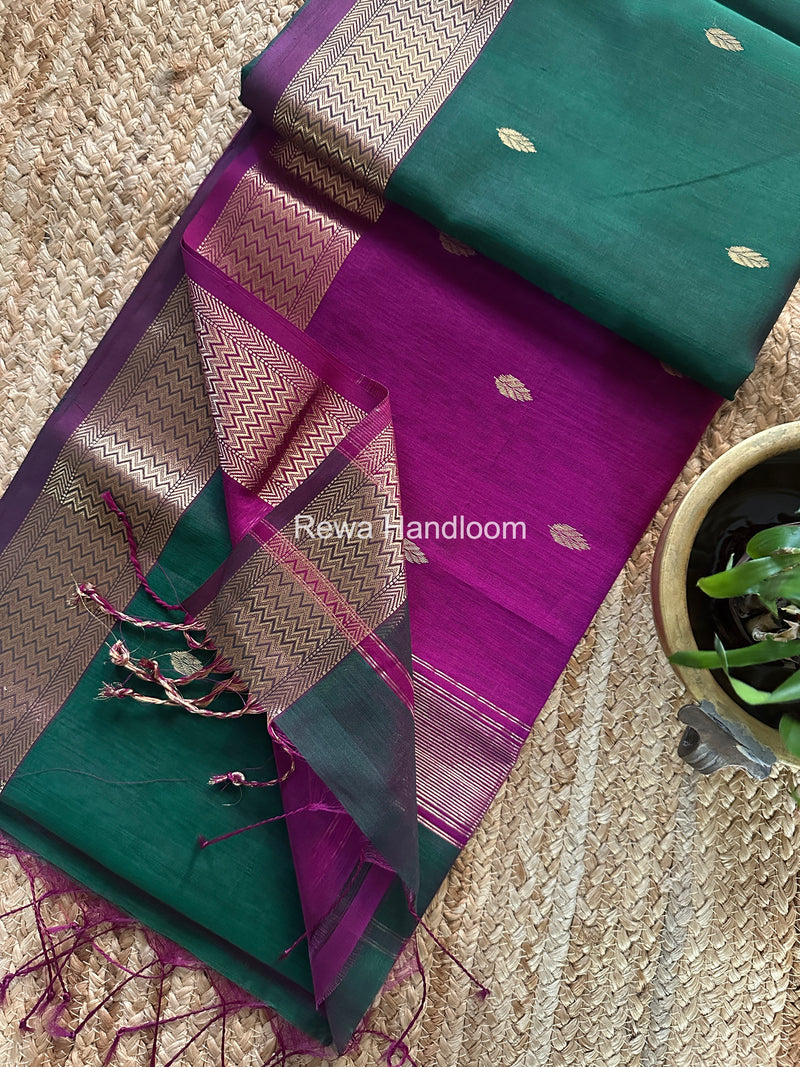 Maheshwari Flower Butti Saree
