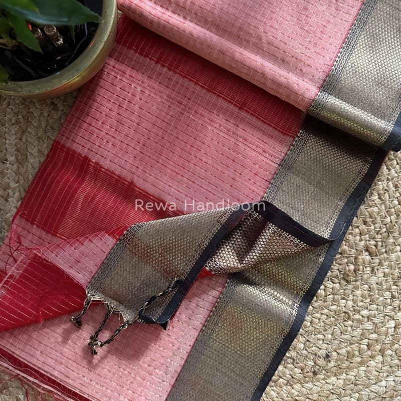 Maheshwari Zari Checks Saree