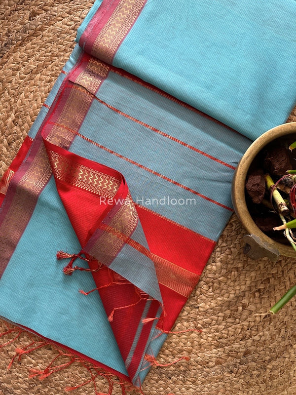 Maheshwari Rasta Lehar Saree