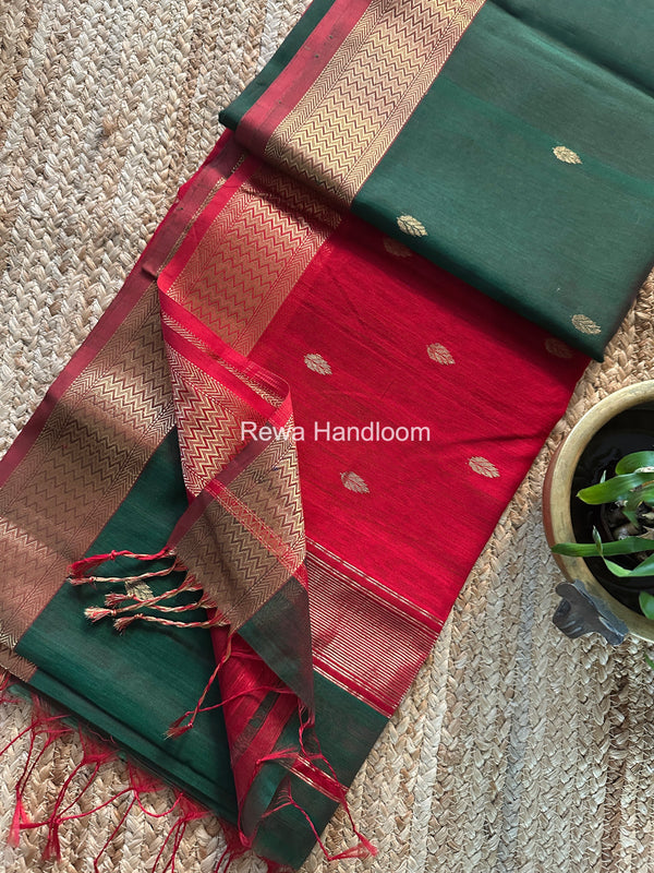Maheshwari Flower Butti Saree