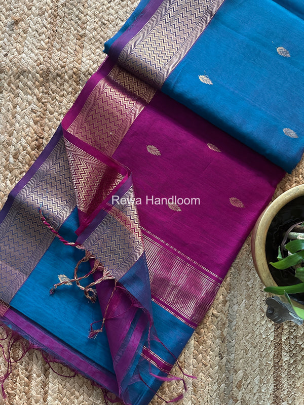 Maheshwari Flower Butti Saree