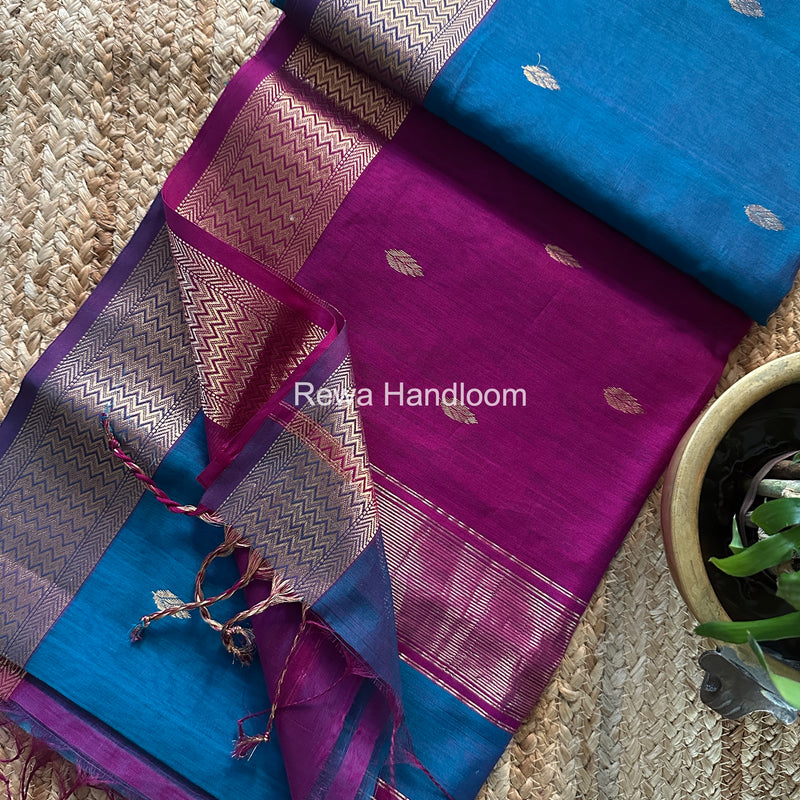 Maheshwari Flower Butti Saree