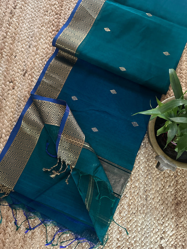 Zari Butti Maheshwari Saree