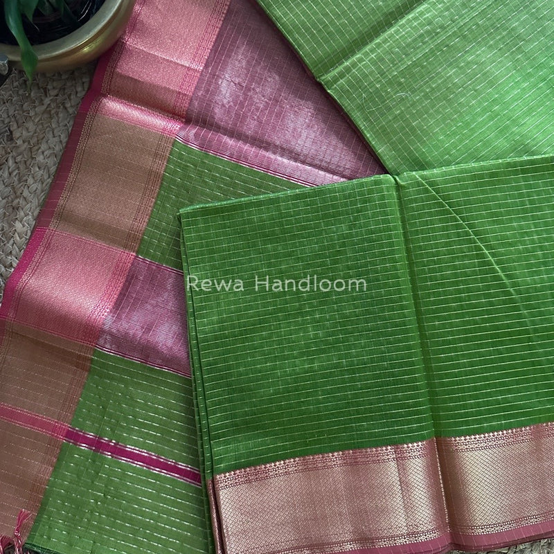  Zari Checks Saree