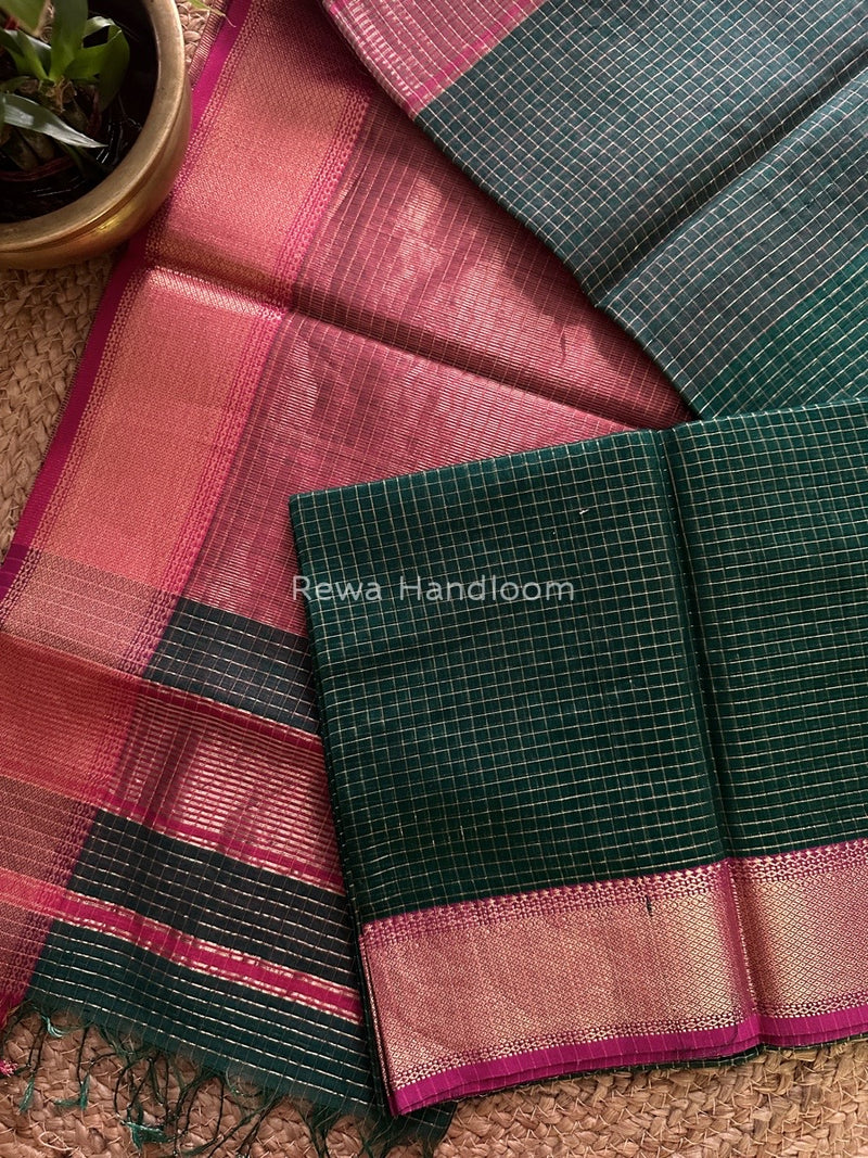  Zari Checks Saree