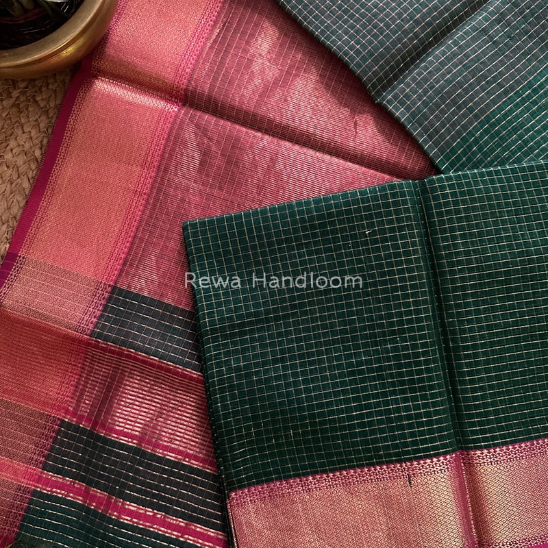  Zari Checks Saree