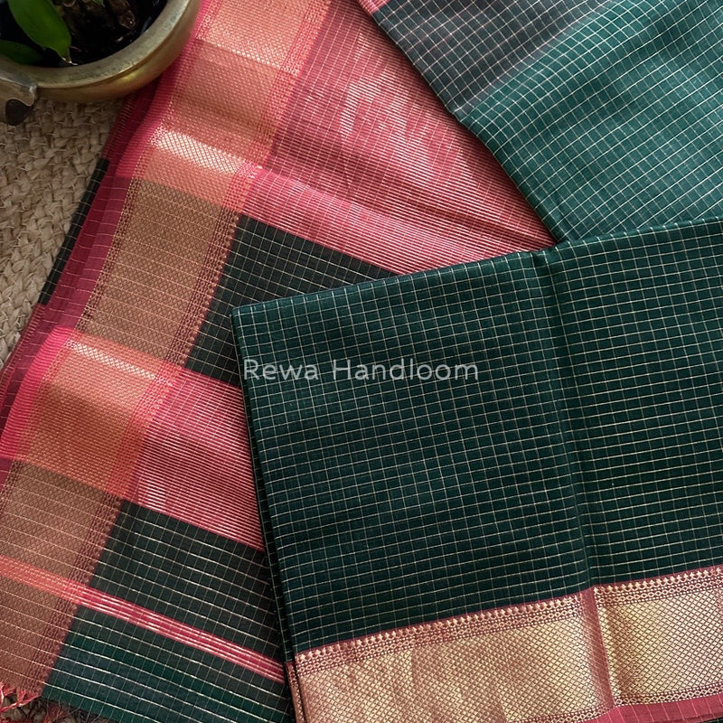  Zari Checks Saree