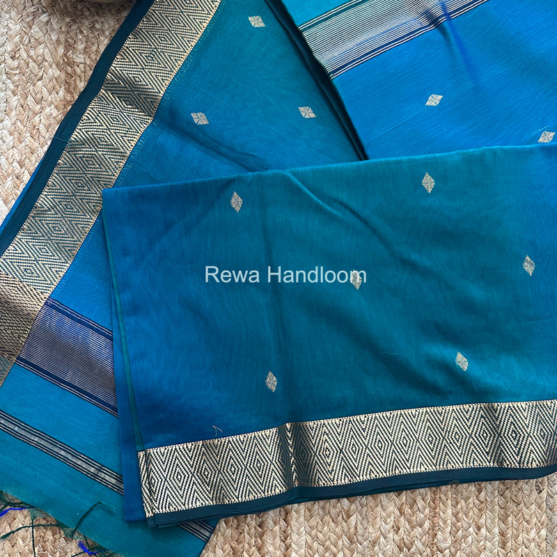 Maheshwari Morpankhi Diamond Shaded Butti Saree DBSS011