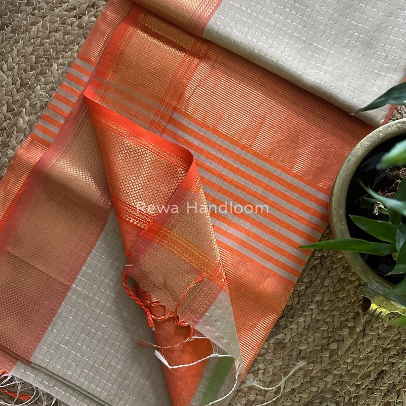 Maheshwari Zari Checks Saree