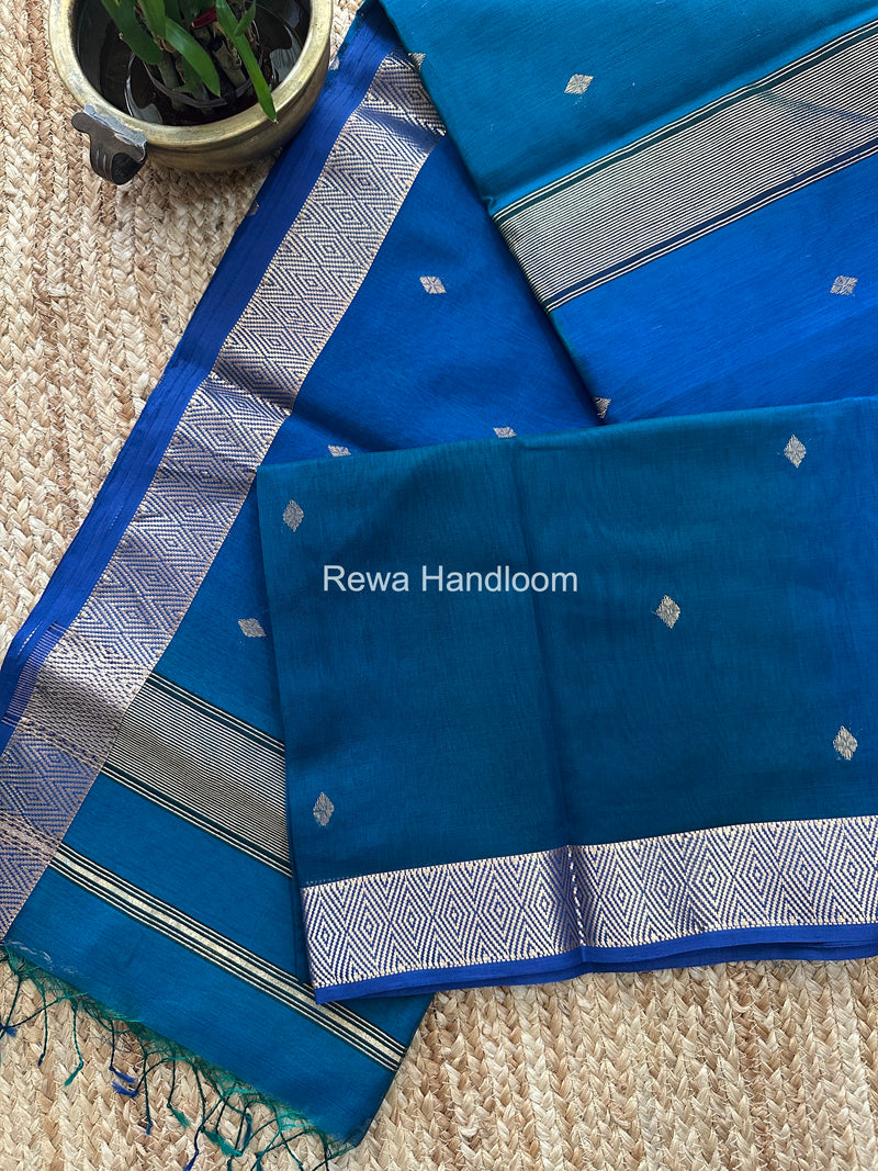 Maheshwari Morpankhi Diamond Shaded Butti Saree DBSS014