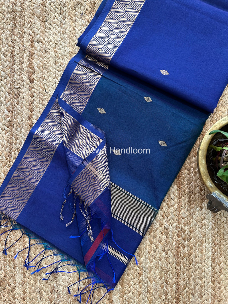 Maheshwari Diamond Shaded Butti Saree