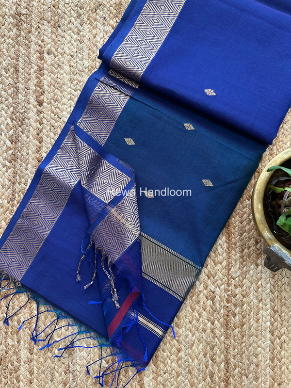 Maheshwari Diamond Shaded Butti Saree