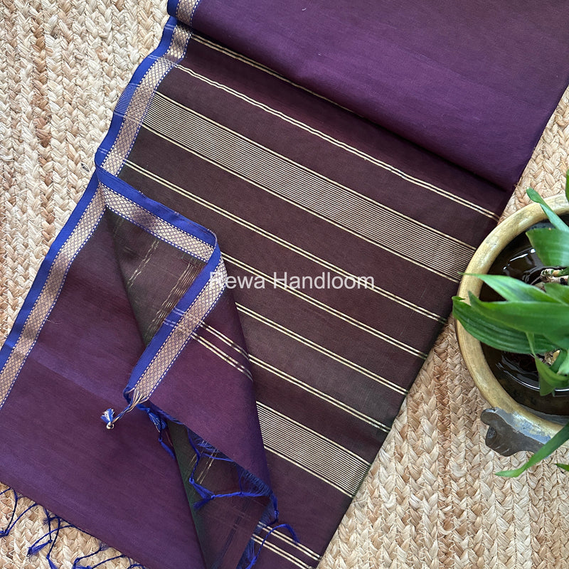 Maheshwari Shaded Plain Saree