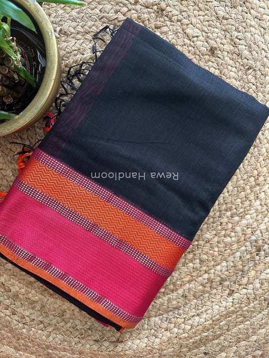 Maheshwari Ganga Jamuna Rewa Border Saree