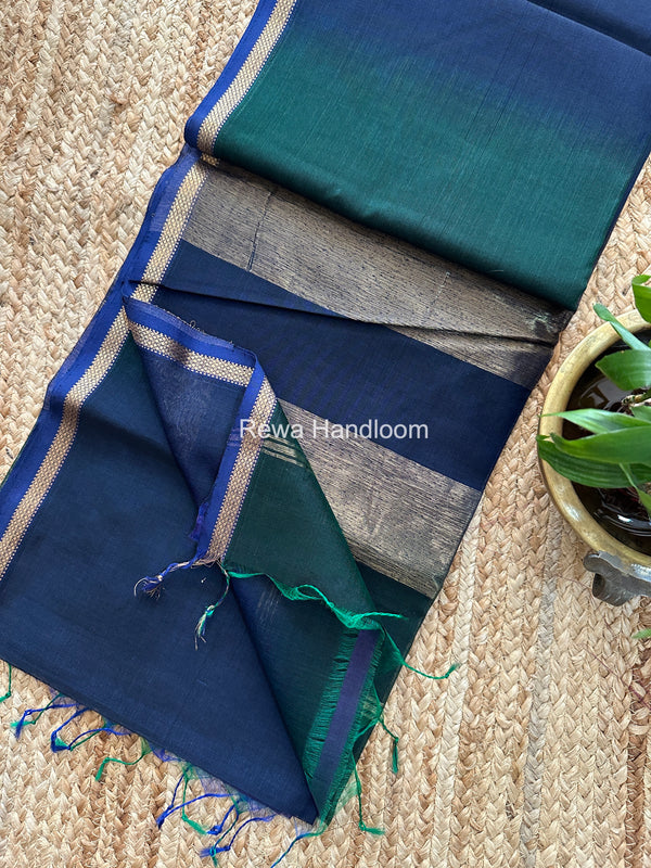 Maheshwari Shaded Plain Saree