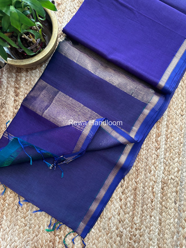 Maheshwari Shaded Plain Saree