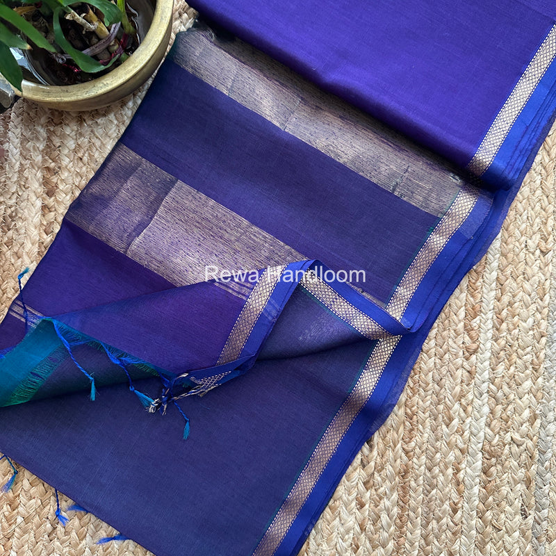 Maheshwari Shaded Plain Saree