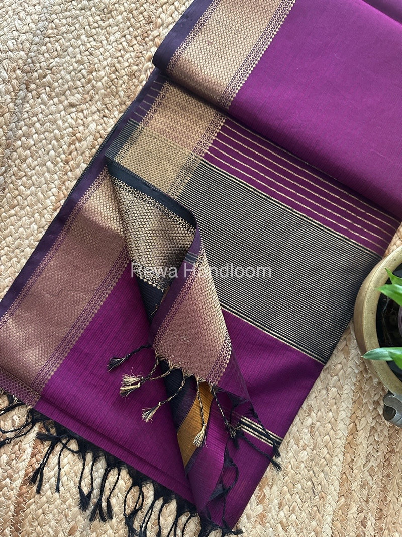 Maheshwari Zari Skirt Saree